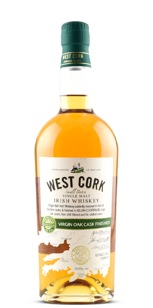 West Cork Virgin Oak Cask Finish Single Malt Irish Whiskey (700mL)