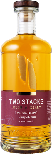 Two Stacks Double Barrel Single Grain Irish Whiskey (700mL)