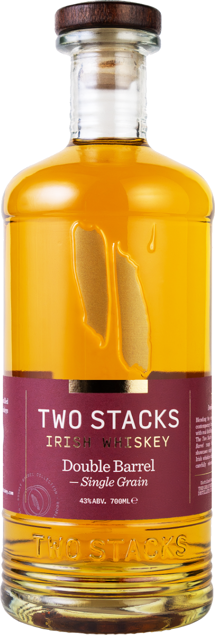 Two Stacks Double Barrel Single Grain Irish Whiskey (700mL)