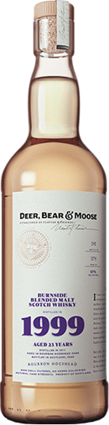Deer, Bear & Moose Burnside 1999 Blended Malt Scotch Whisky (700mL)